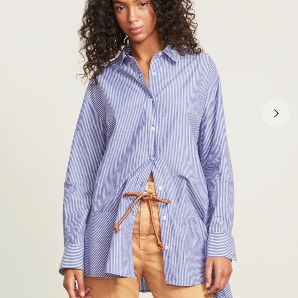 Veronica Beard Gilda Oversized Shirt
